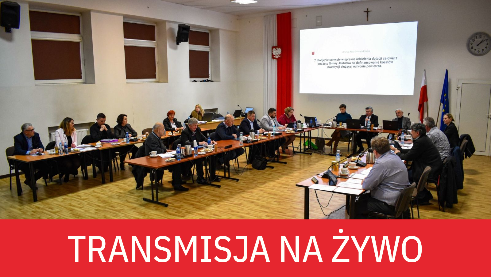 Zdjęcie: Transmisja z inauguracyjnej Sesji IX kadencji Samorządu Gminy Jaktorów w dniu 2024-05-07 - start 12:00